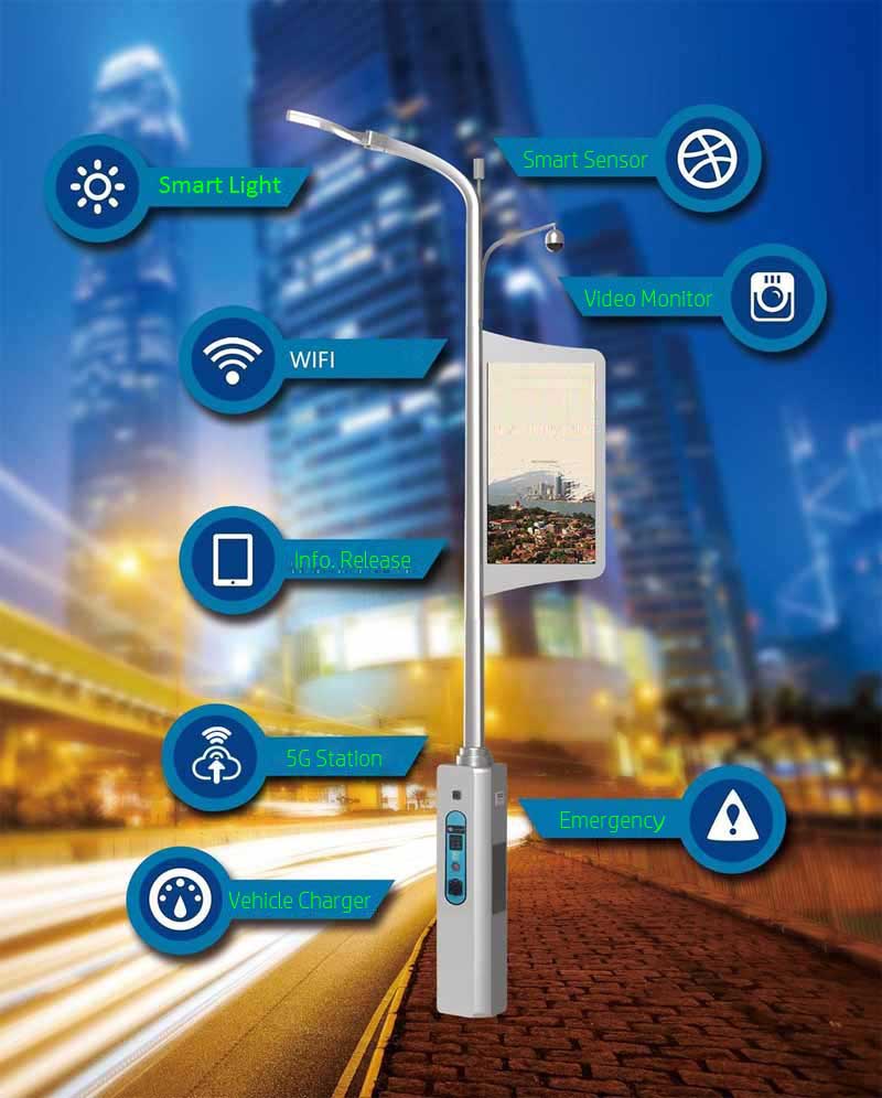 SMART STREET LIGHTING POLE