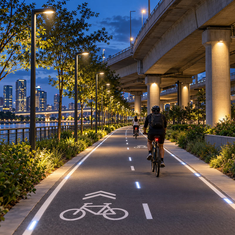From Highway Lighting to Smart Sports Corridor Lighting