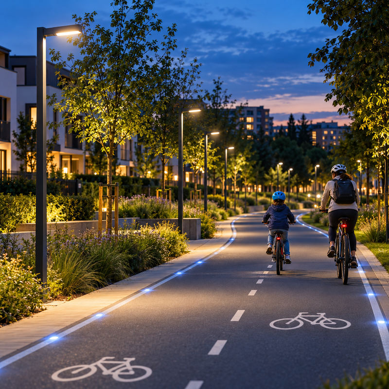 Bicycle Lane Track Lighting Lifecycle Cost Handover